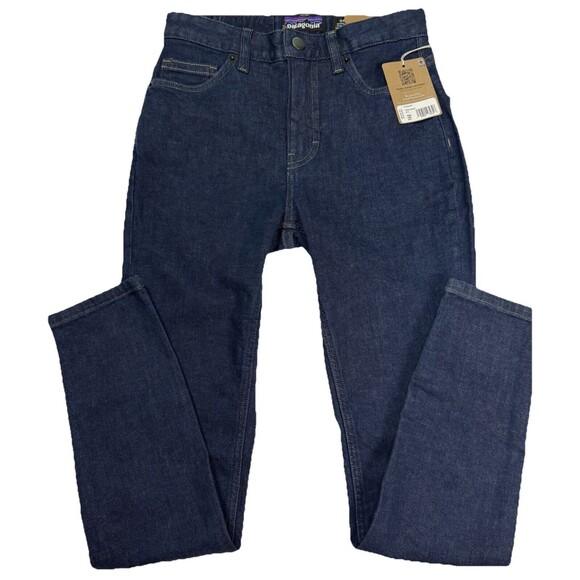 Patagonia Women's Original Standard Slim 5 Pocket Jeans SIZE 26/29 Dark Wash NWT - Picture 1 of 7